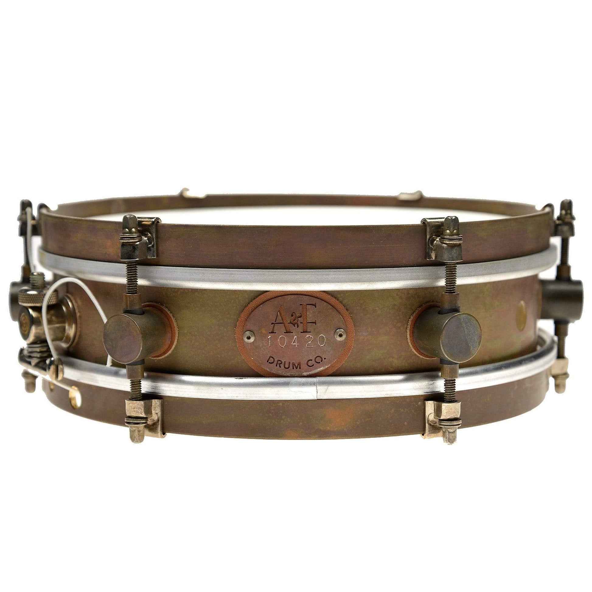 A&F Drum Co. 3x10 Rude Boy Raw Brass Snare Drum Drums and Percussion / Acoustic Drums / Snare