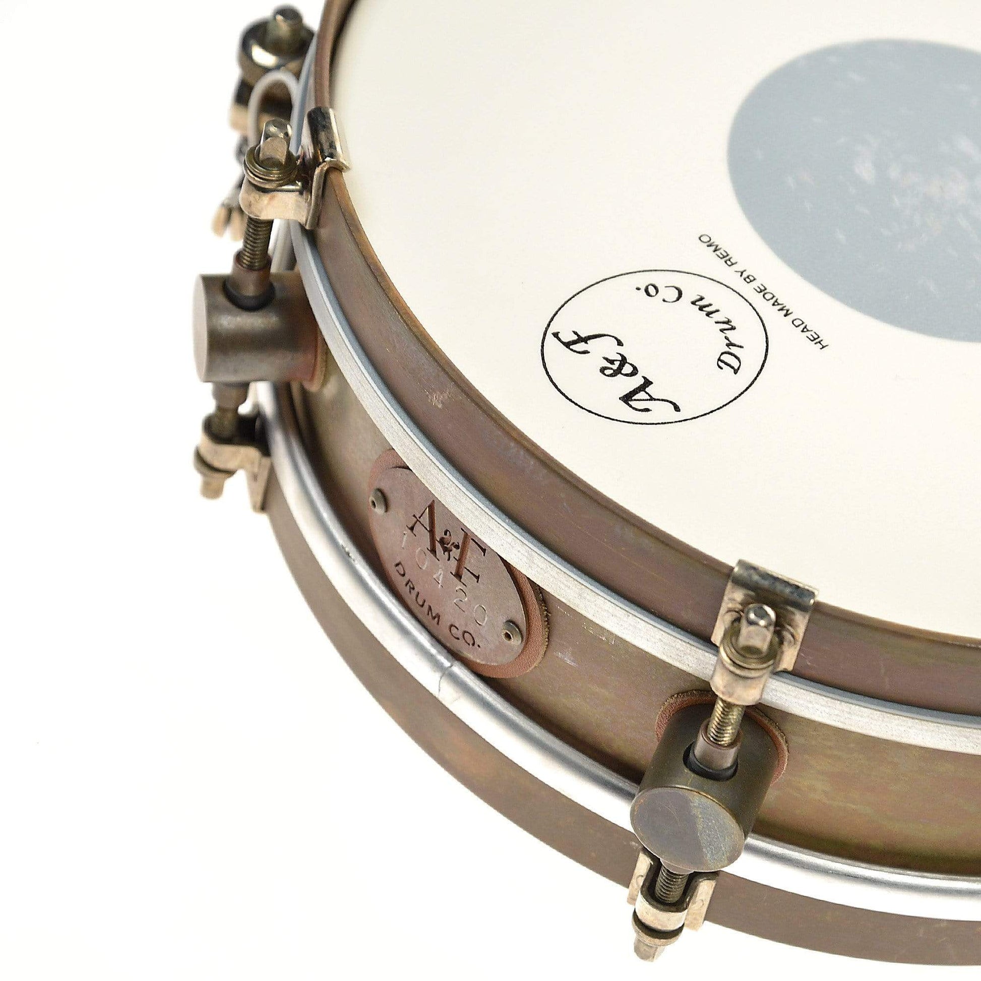 A&F Drum Co. 3x10 Rude Boy Raw Brass Snare Drum Drums and Percussion / Acoustic Drums / Snare