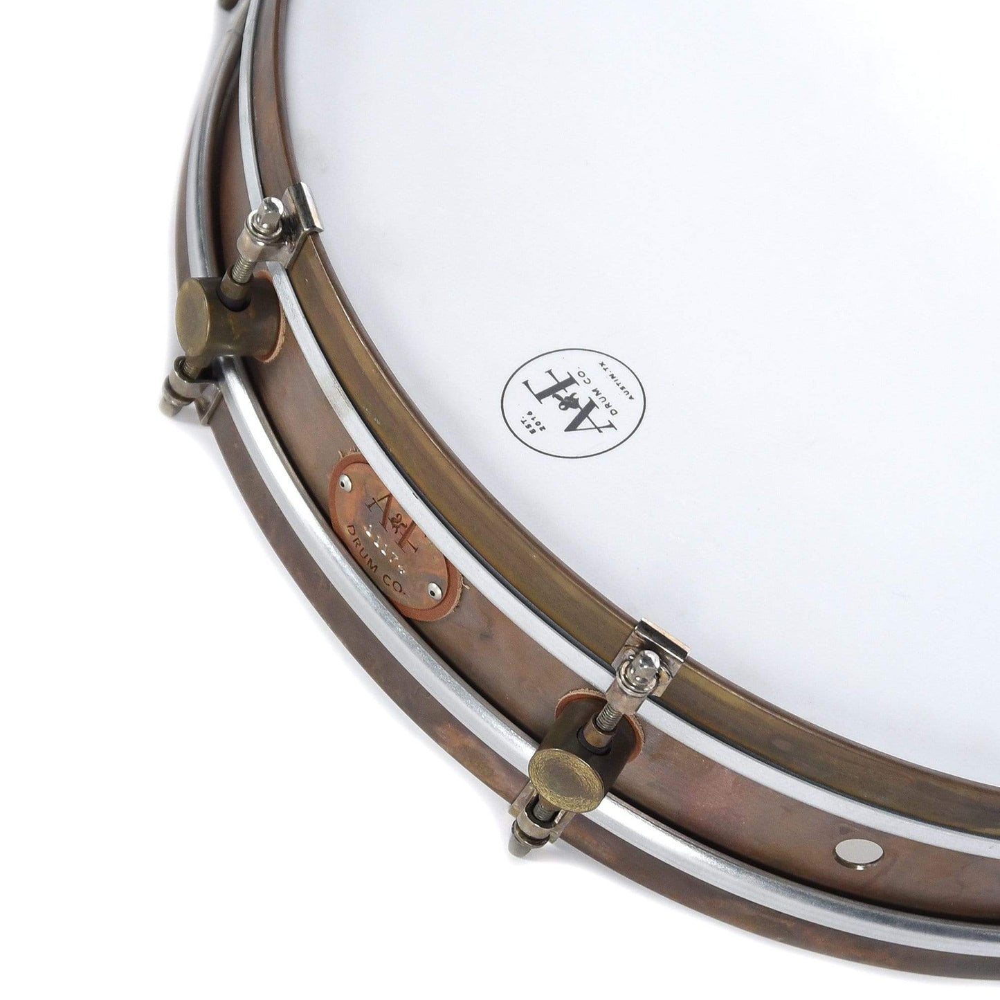 A&F Drum Co. 3x16 Copper 8-Lug Snare Drum w/Copper Hoops Drums and Percussion / Acoustic Drums / Snare