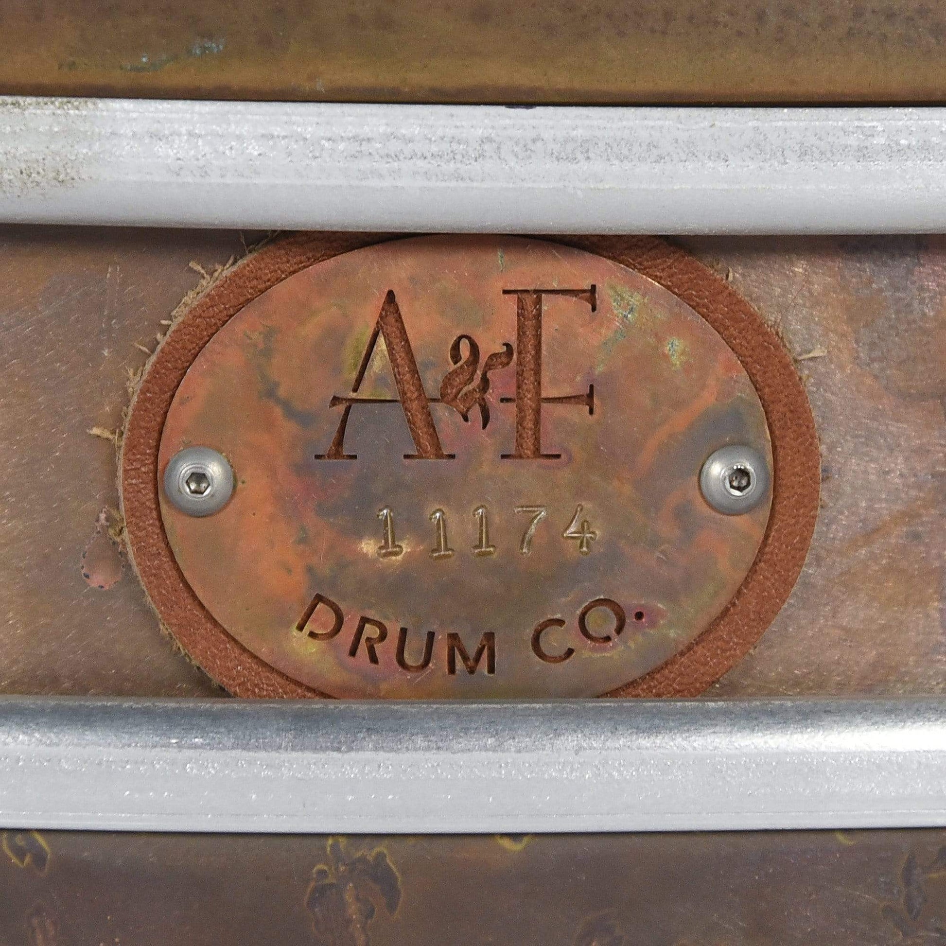 A&F Drum Co. 3x16 Copper 8-Lug Snare Drum w/Copper Hoops Drums and Percussion / Acoustic Drums / Snare