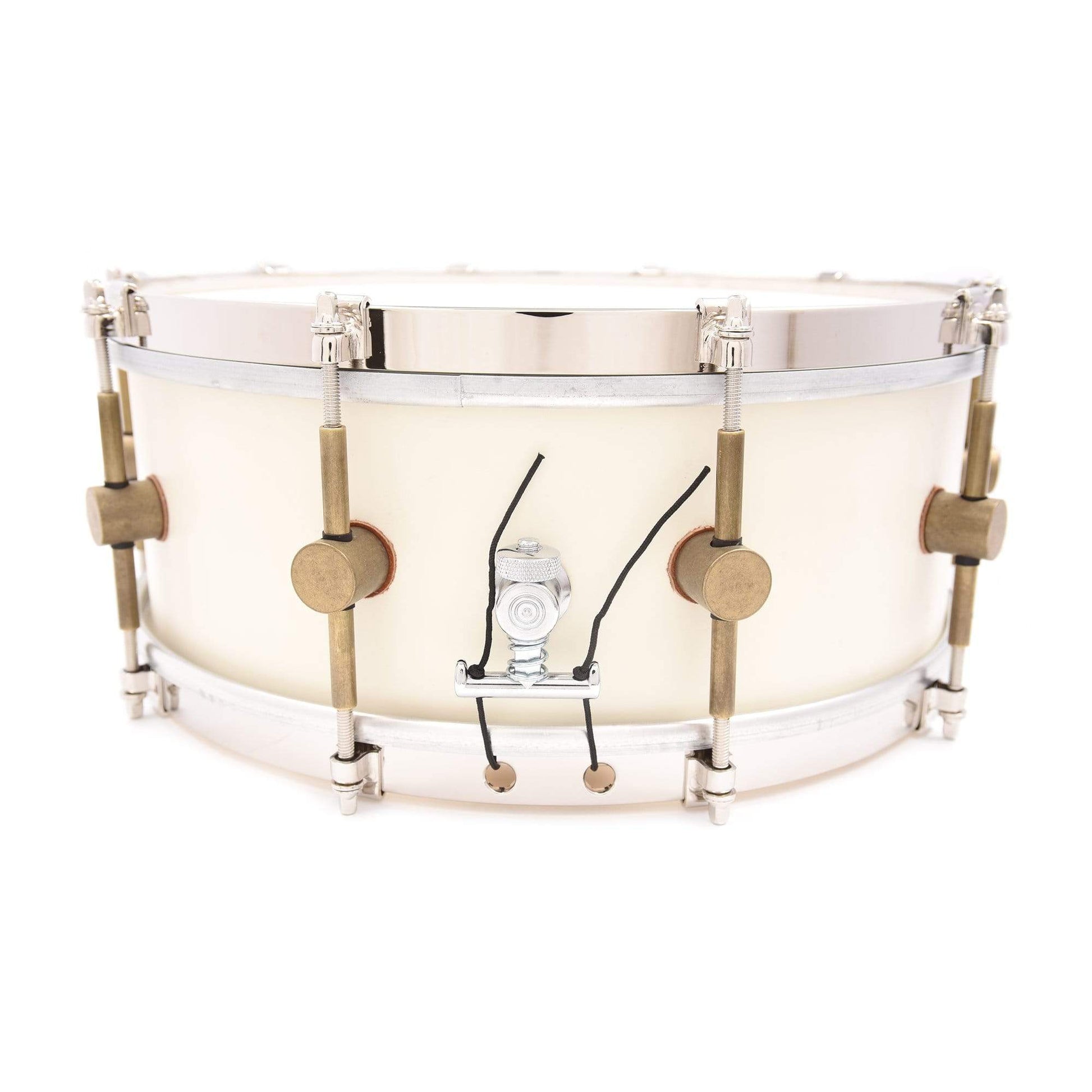 A&F Drum Co. 5.5x14 Maple Club Snare Drum Antique White 1901 Limited Edition Drums and Percussion / Acoustic Drums / Snare
