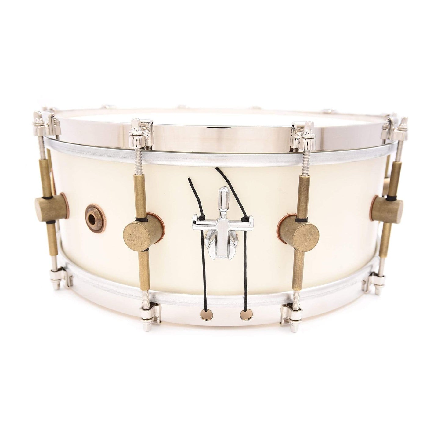 A&F Drum Co. 5.5x14 Maple Club Snare Drum Antique White 1901 Limited Edition Drums and Percussion / Acoustic Drums / Snare