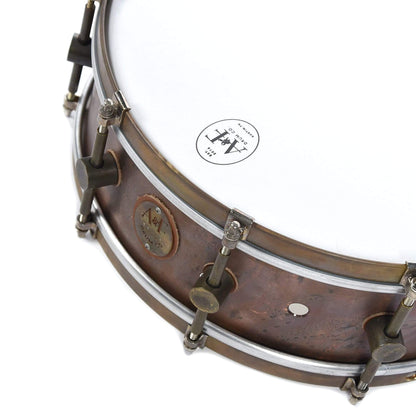 A&F Drum Co. 5x14 Copper 10-Lug Snare Drum w/Copper Hoops Drums and Percussion / Acoustic Drums / Snare