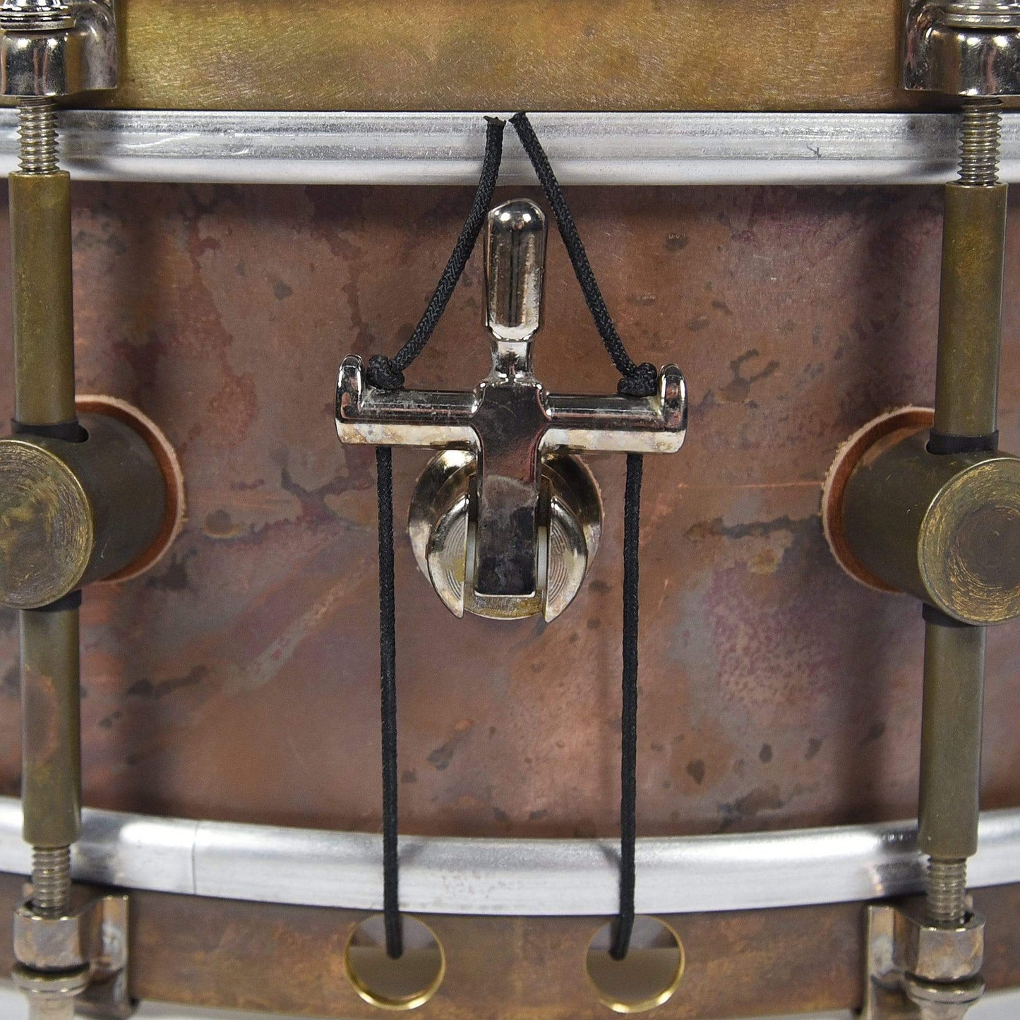 A&F Drum Co. 5x14 Copper 10-Lug Snare Drum w/Copper Hoops Drums and Percussion / Acoustic Drums / Snare