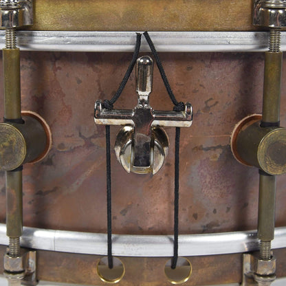 A&F Drum Co. 5x14 Copper 10-Lug Snare Drum w/Copper Hoops Drums and Percussion / Acoustic Drums / Snare