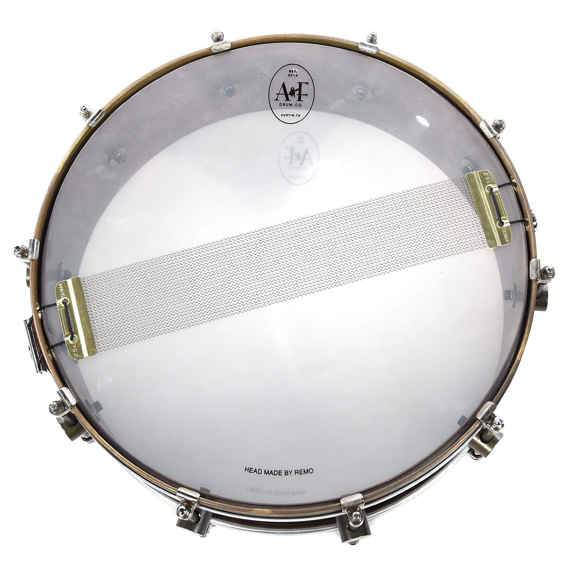 A&F Drum Co. 5x14 Copper 10-Lug Snare Drum w/Copper Hoops Drums and Percussion / Acoustic Drums / Snare