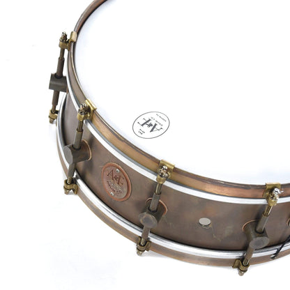 A&F Drum Co. 5x14 Raw Brass 10-Lug Snare Drum Drums and Percussion / Acoustic Drums / Snare