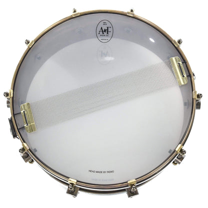 A&F Drum Co. 5x14 Raw Brass 10-Lug Snare Drum Drums and Percussion / Acoustic Drums / Snare