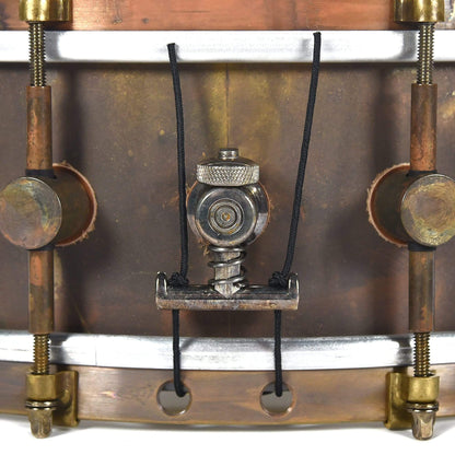 A&F Drum Co. 5x14 Raw Brass 10-Lug Snare Drum Drums and Percussion / Acoustic Drums / Snare