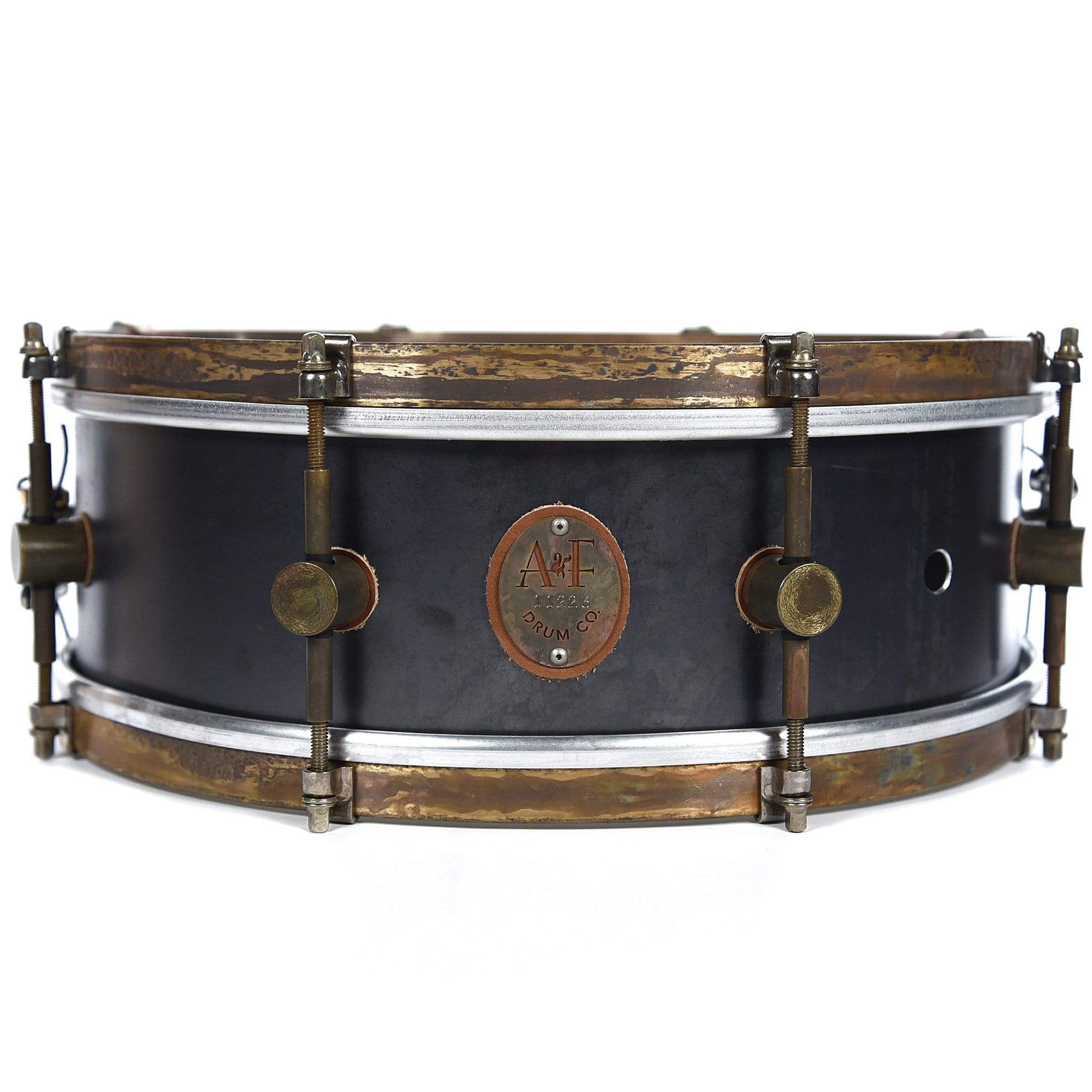 A&F Drum Co. 5x14 Raw Steel 8-Lug Snare Drum Drums and Percussion / Acoustic Drums / Snare
