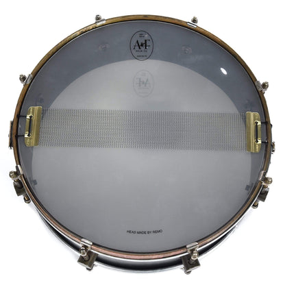 A&F Drum Co. 5x14 Raw Steel 8-Lug Snare Drum Drums and Percussion / Acoustic Drums / Snare