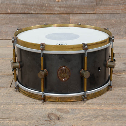 A&F Drum Co. 6.5x13 Raw Steel 8-Lug Snare Drum Drums and Percussion / Acoustic Drums / Snare