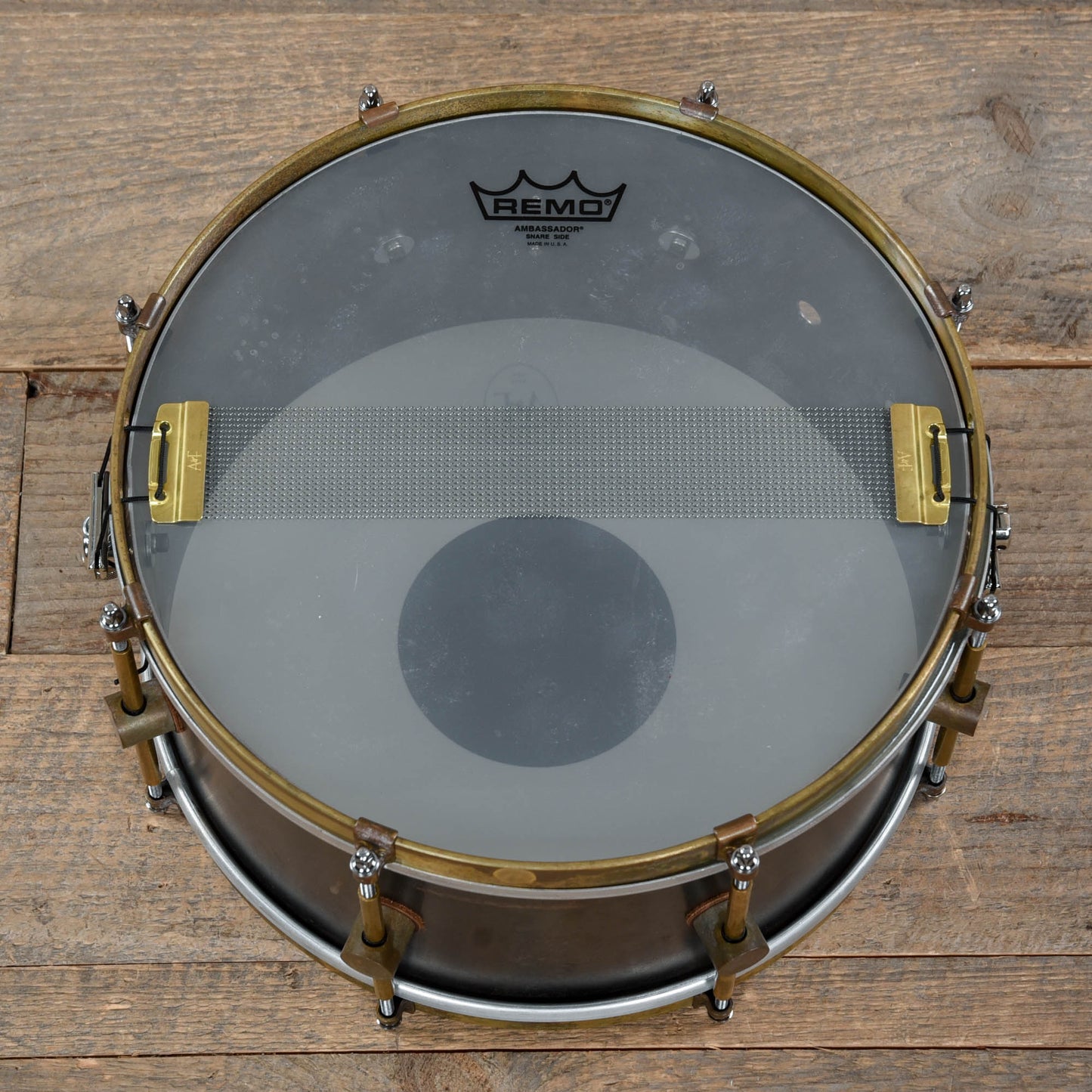 A&F Drum Co. 6.5x13 Raw Steel 8-Lug Snare Drum Drums and Percussion / Acoustic Drums / Snare