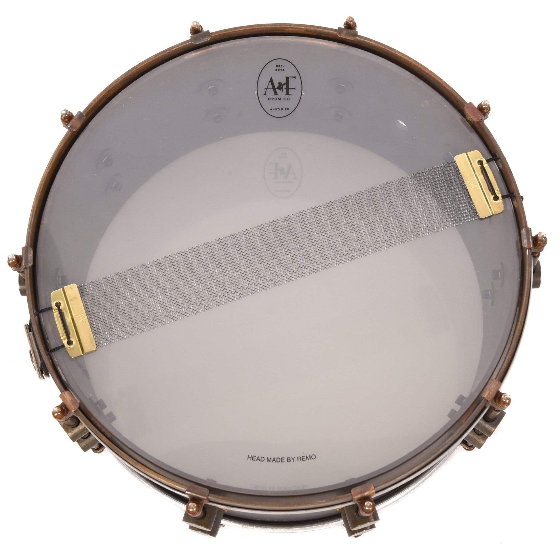 A&F Drum Co. 6.5x14 A&F'ers Raw Bell Copper Snare Drum Drums and Percussion / Acoustic Drums / Snare