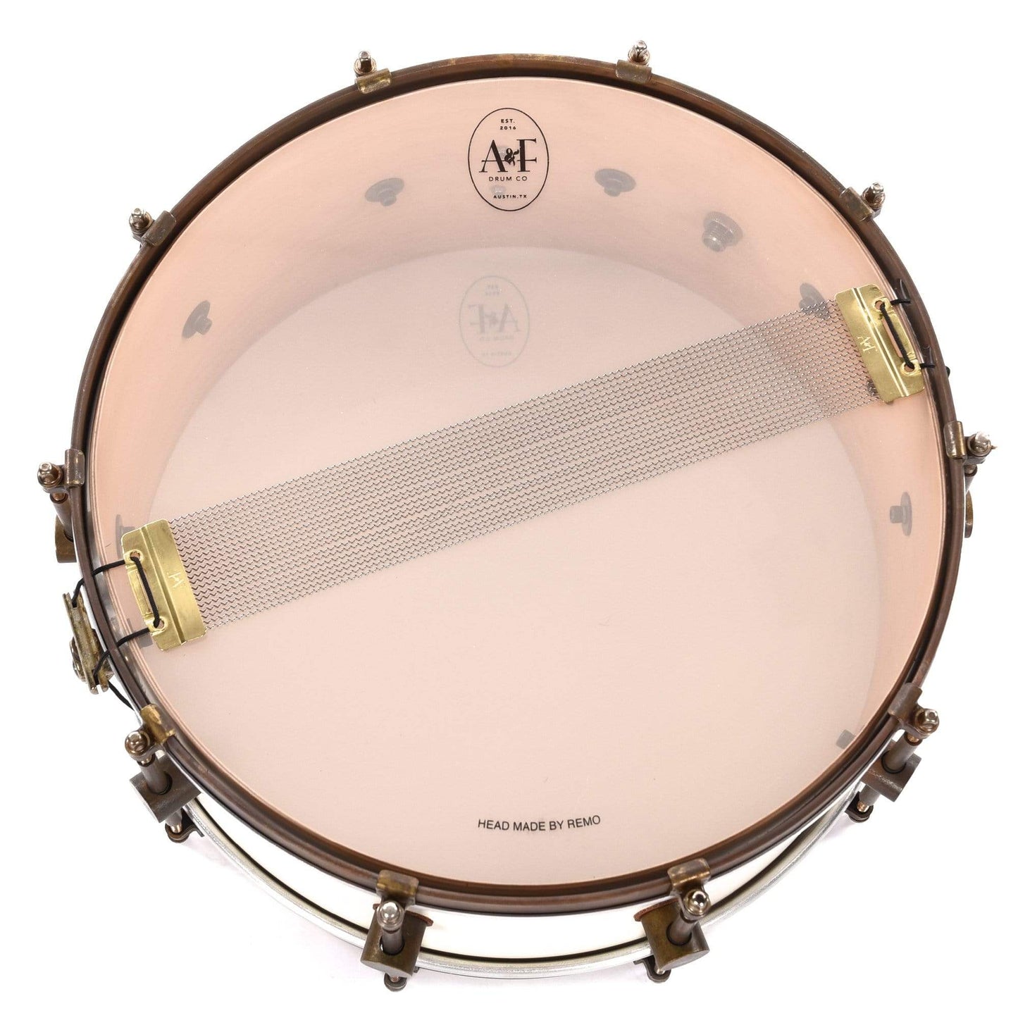 A&F Drum Co. 6.5x14 Club Maple 10-Lug Snare Drum Antique White Drums and Percussion / Acoustic Drums / Snare