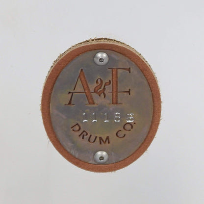 A&F Drum Co. 6.5x14 Nickel Over Brass 10-Lug Snare Drum w/2018 Engraving Drums and Percussion / Acoustic Drums / Snare
