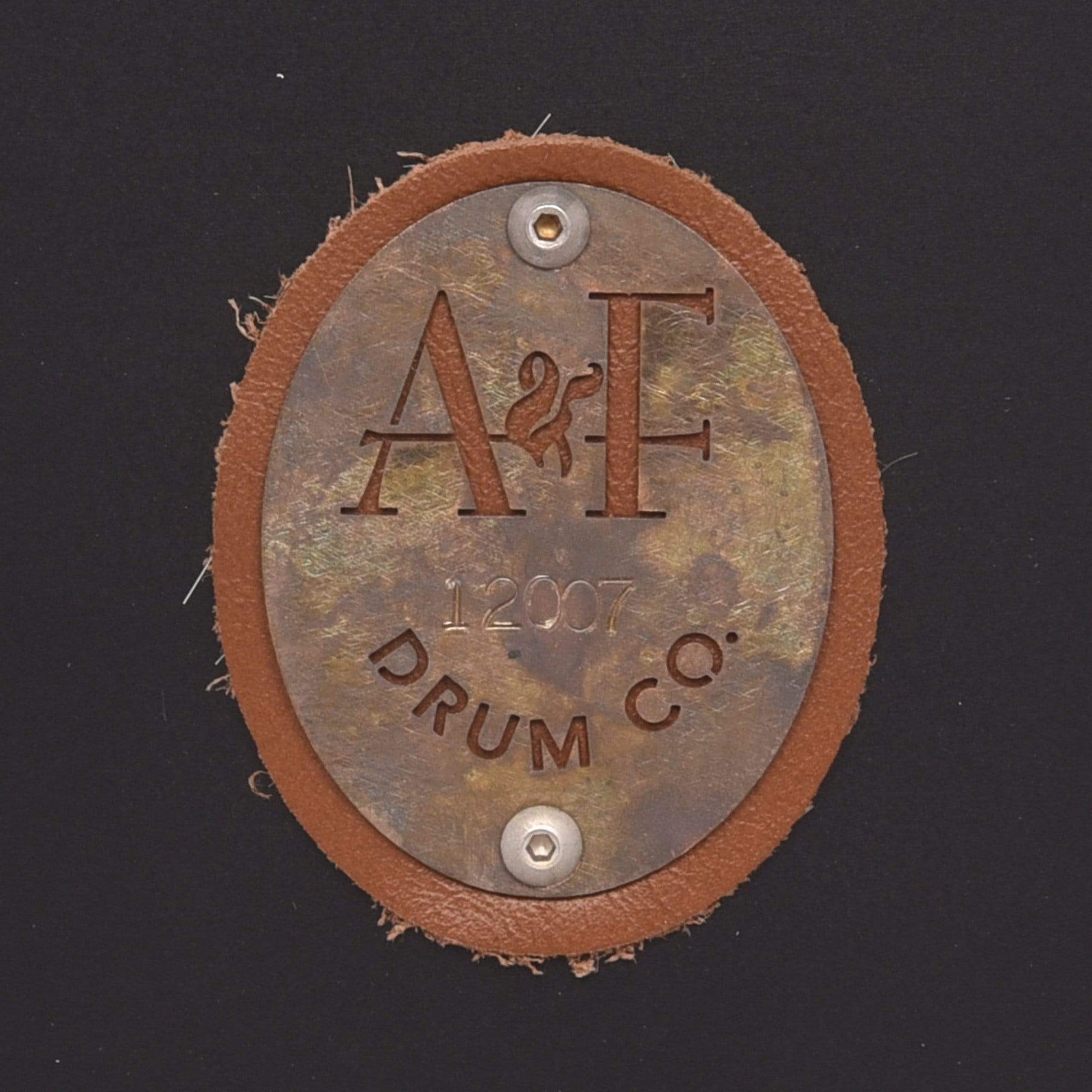 A&F Drum Co. 6.5x14 Steam Bent Solid Shell Maple Snare Drum 8-Lug Matte Black w/Brass Hoops Drums and Percussion / Acoustic Drums / Snare
