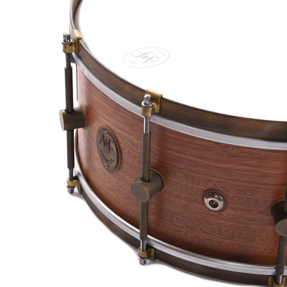 A&F Drum Co. 7x16 Mahogany Club Snare Drum w/Brass Hoops Drums and Percussion / Acoustic Drums / Snare