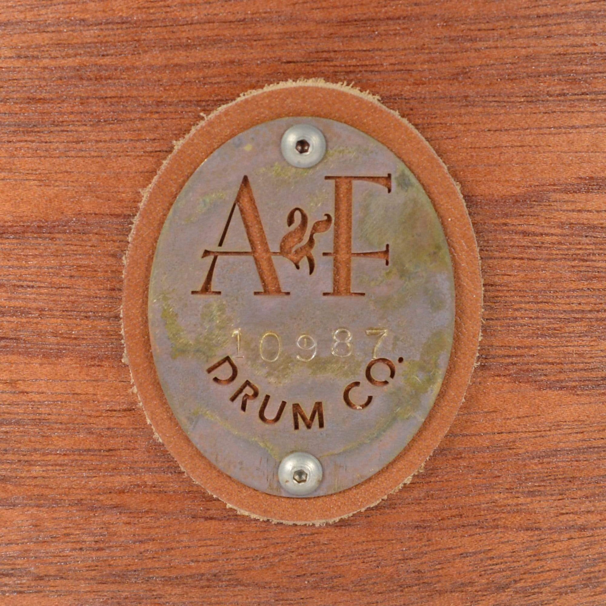 A&F Drum Co. 7x16 Mahogany Club Snare Drum w/Mahogany Hide-A-Hoops Drums and Percussion / Acoustic Drums / Snare
