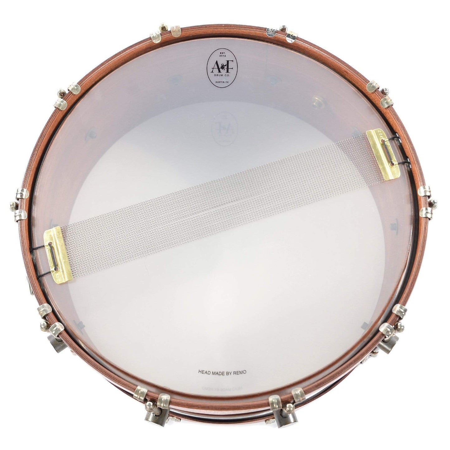 A&F Drum Co. 7x16 Mahogany Club Snare Drum w/Mahogany Hide-A-Hoops Drums and Percussion / Acoustic Drums / Snare