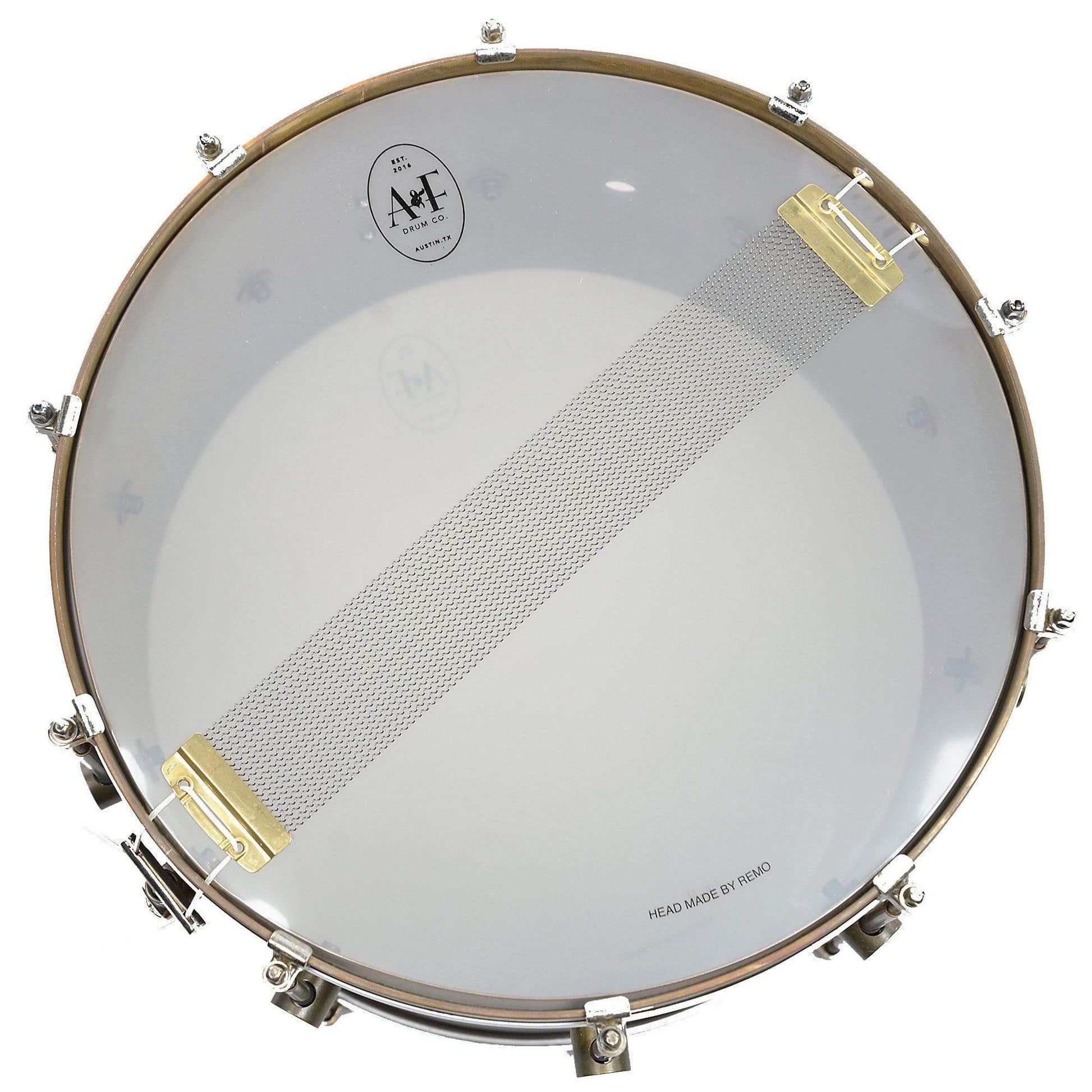 A&F Drum Co. 9x14 Raw Brass Snare Drum Drums and Percussion / Acoustic Drums / Snare