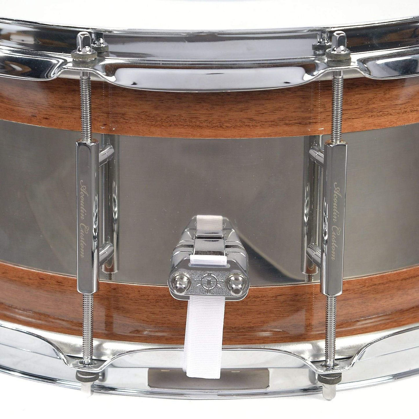 Acoutin Custom 6.5x14 Grey Ironbark Snare Drum Drums and Percussion / Acoustic Drums / Snare