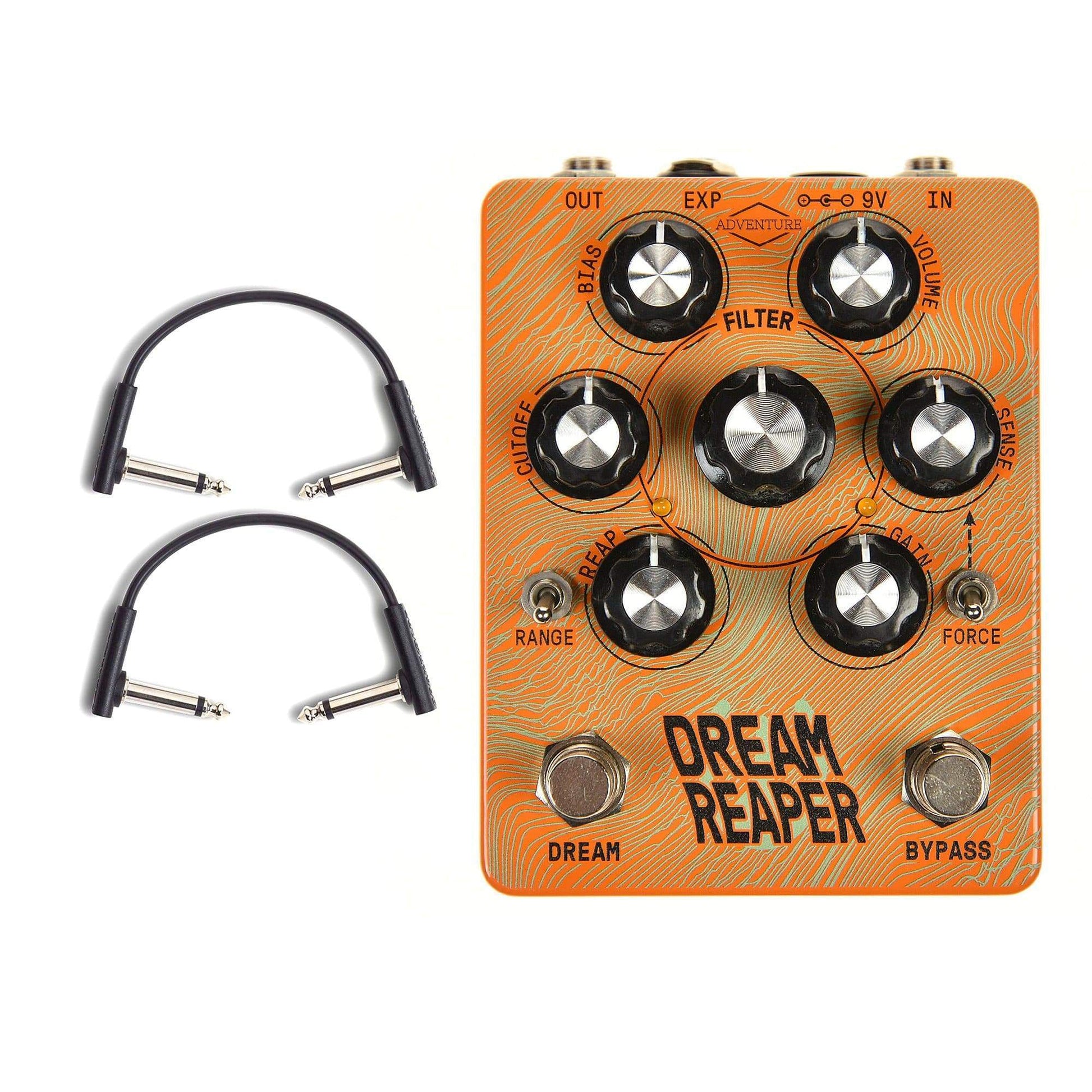 Adventure Audio Dream Reaper Fuzz Modulation Machine w/RockBoard Flat Patch Cables Bundle Effects and Pedals / Fuzz