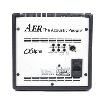 AER Alpha 40W 1x8 Acoustic Guitar Combo Amp Black Amps / Guitar Combos