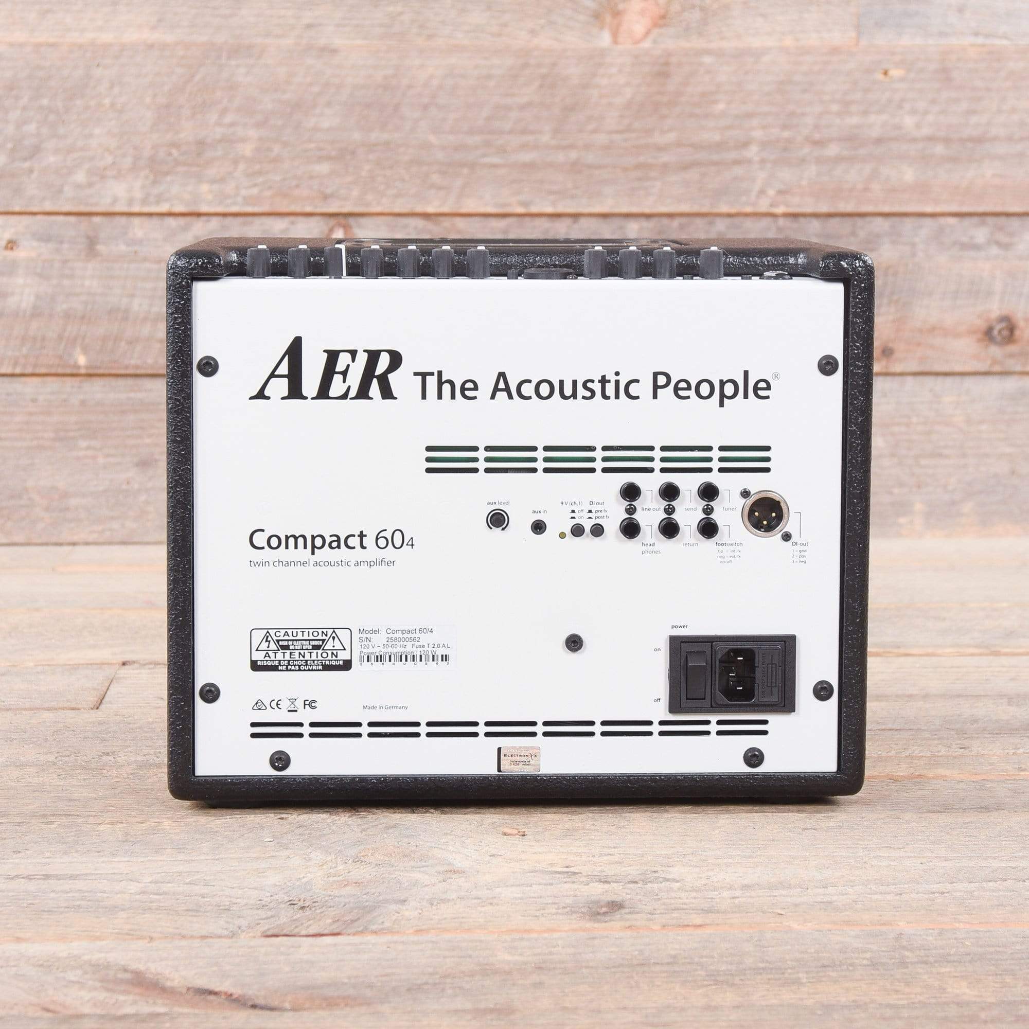AER Compact 60 60W 1x8 Acoustic Guitar Combo Amp Black Amps / Guitar Combos