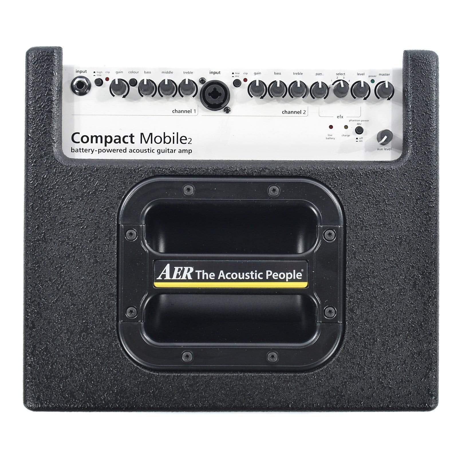 AER Compact Mobile Acoutic Guitar Combo Amp Black Amps / Guitar Combos