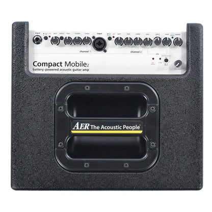 AER Compact Mobile Acoutic Guitar Combo Amp Black Amps / Guitar Combos