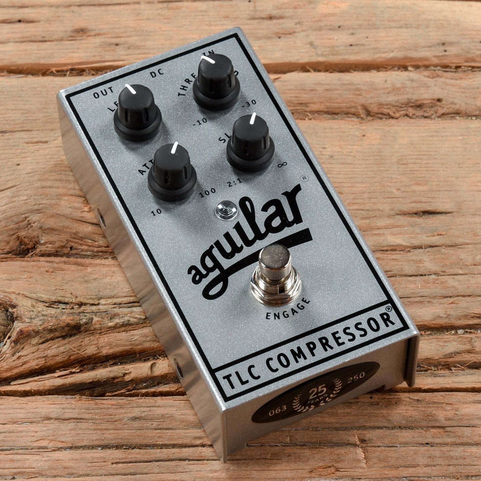 Aguilar TLC Bass Compressor Silver 25th Anniversary Edition Effects and Pedals / Bass Pedals