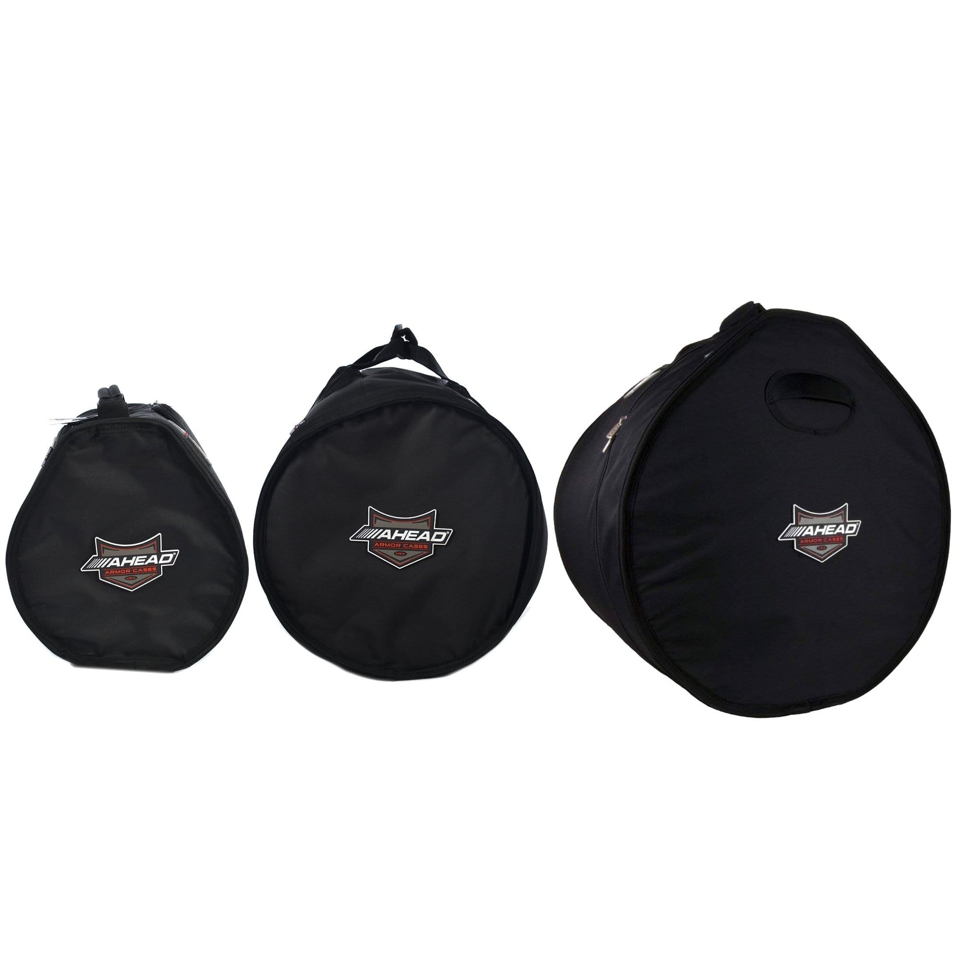 Ahead Armor 12x8/14x14/18x14 Drum Soft Case (3 Pack Bundle)