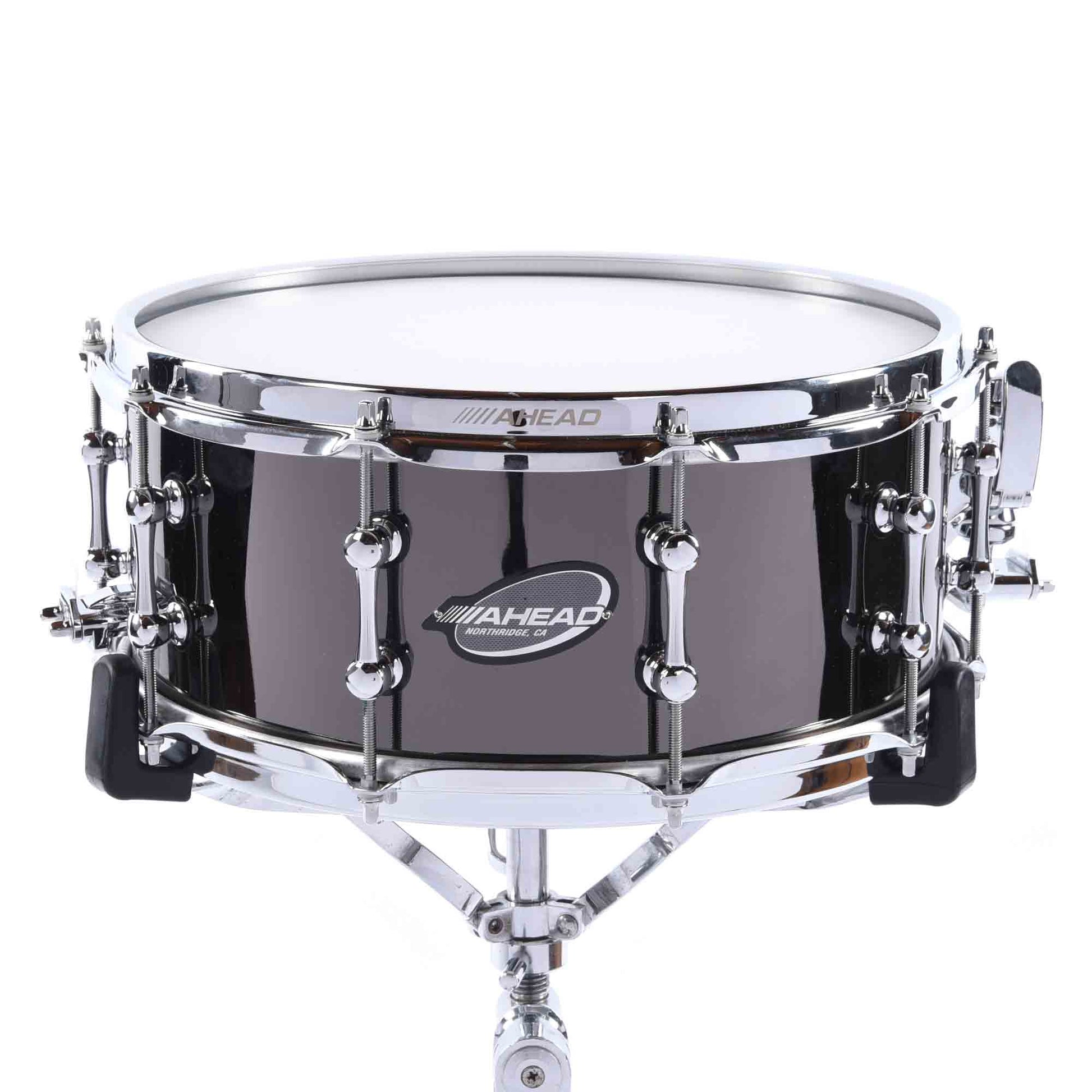 Ahead 6x14 1mm Black Chrome Over Brass Snare Drum Drums and Percussion / Acoustic Drums / Snare