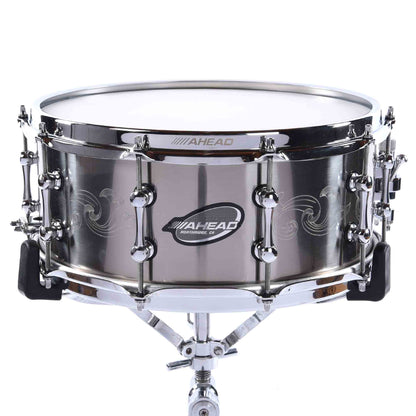 Ahead 6x14 1mm Titanium Engraved Snare Drum Drums and Percussion / Acoustic Drums / Snare