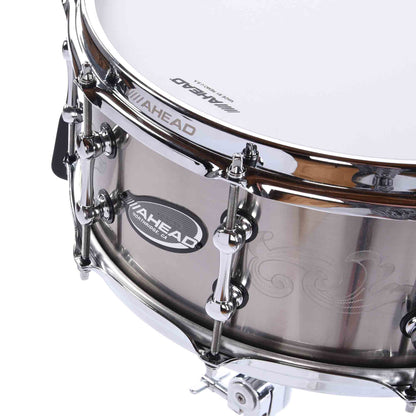 Ahead 6x14 1mm Titanium Engraved Snare Drum Drums and Percussion / Acoustic Drums / Snare