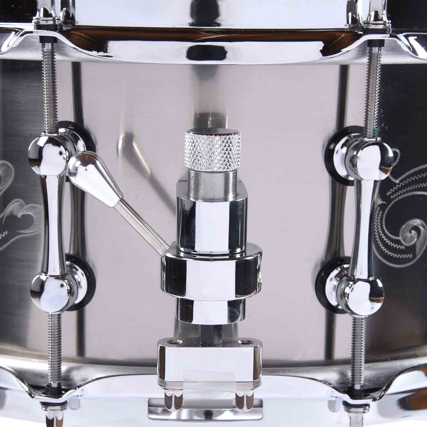 Ahead 6x14 1mm Titanium Engraved Snare Drum Drums and Percussion / Acoustic Drums / Snare