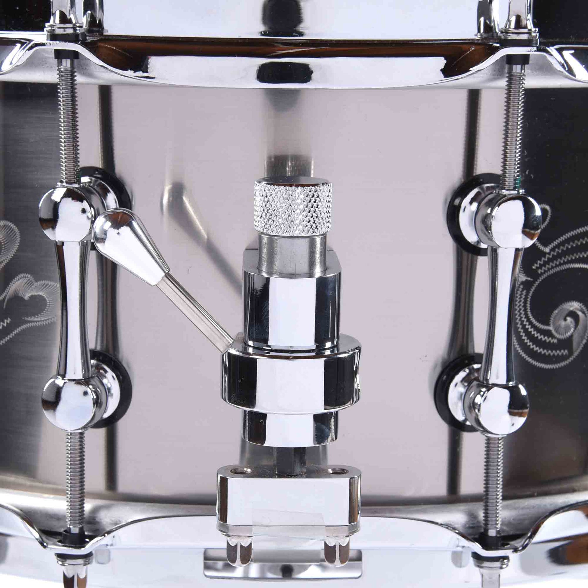 Ahead 6x14 1mm Titanium Engraved Snare Drum Drums and Percussion / Acoustic Drums / Snare