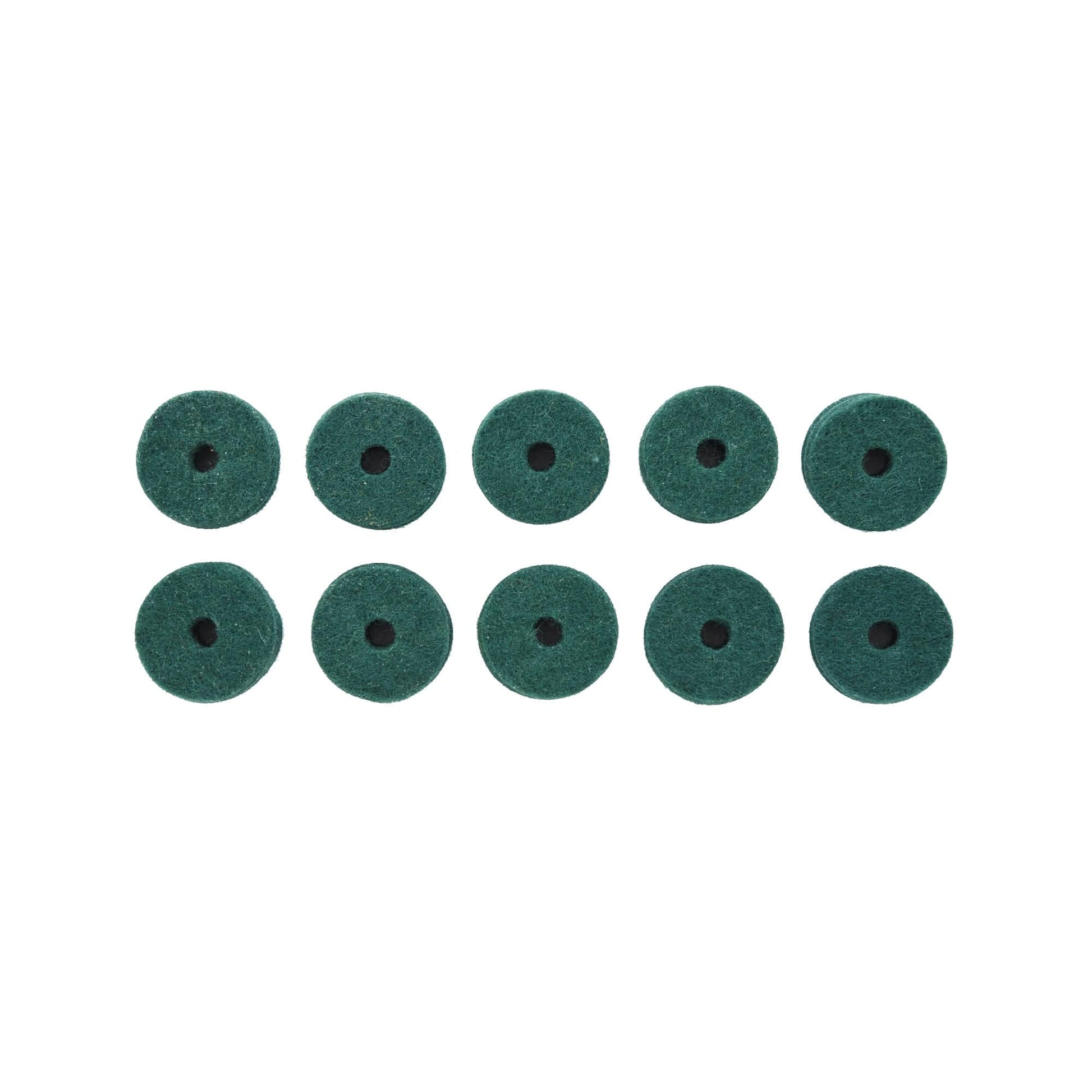 Ahead Wool Cymbal Felt Green (10-Pack) Drums and Percussion / Parts and Accessories / Drum Parts