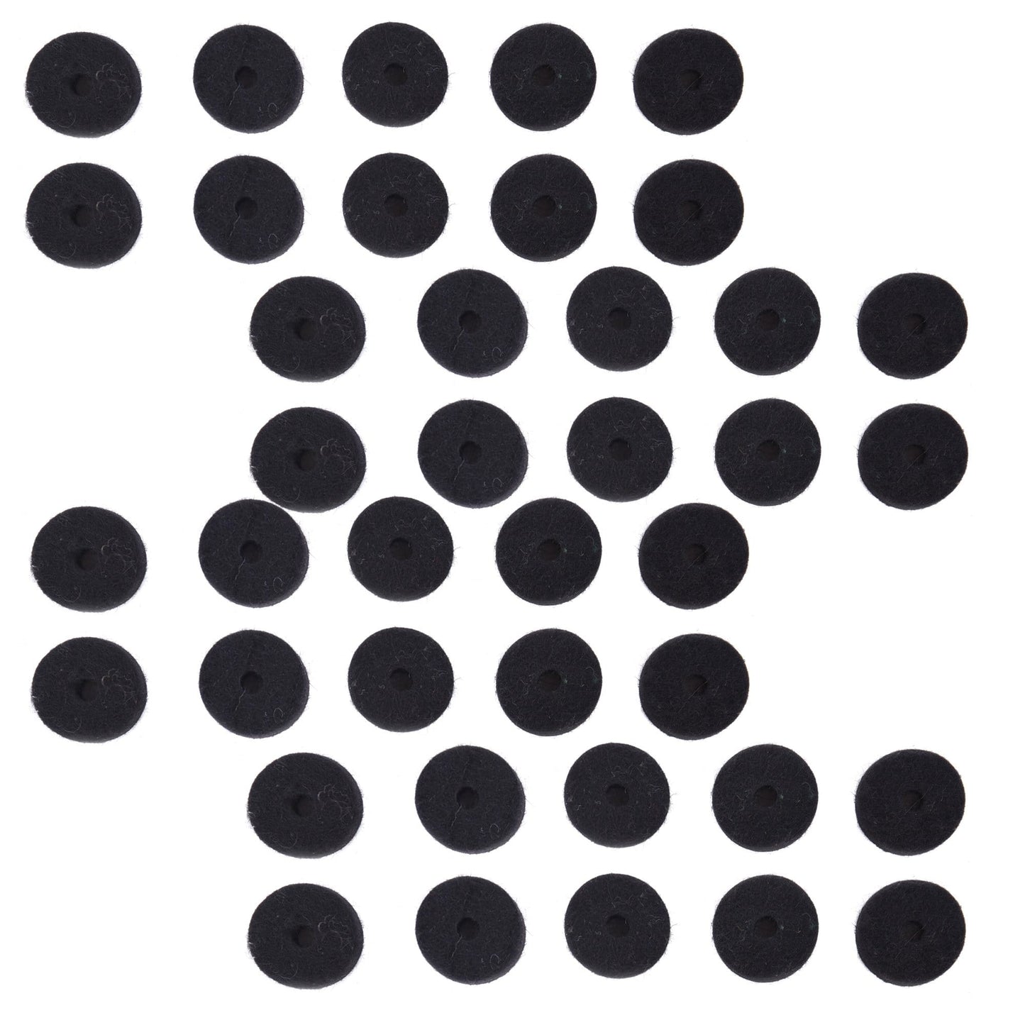 Ahead Wool Cymbal Felts Black (40 Pack Bundle) Drums and Percussion / Parts and Accessories / Drum Parts