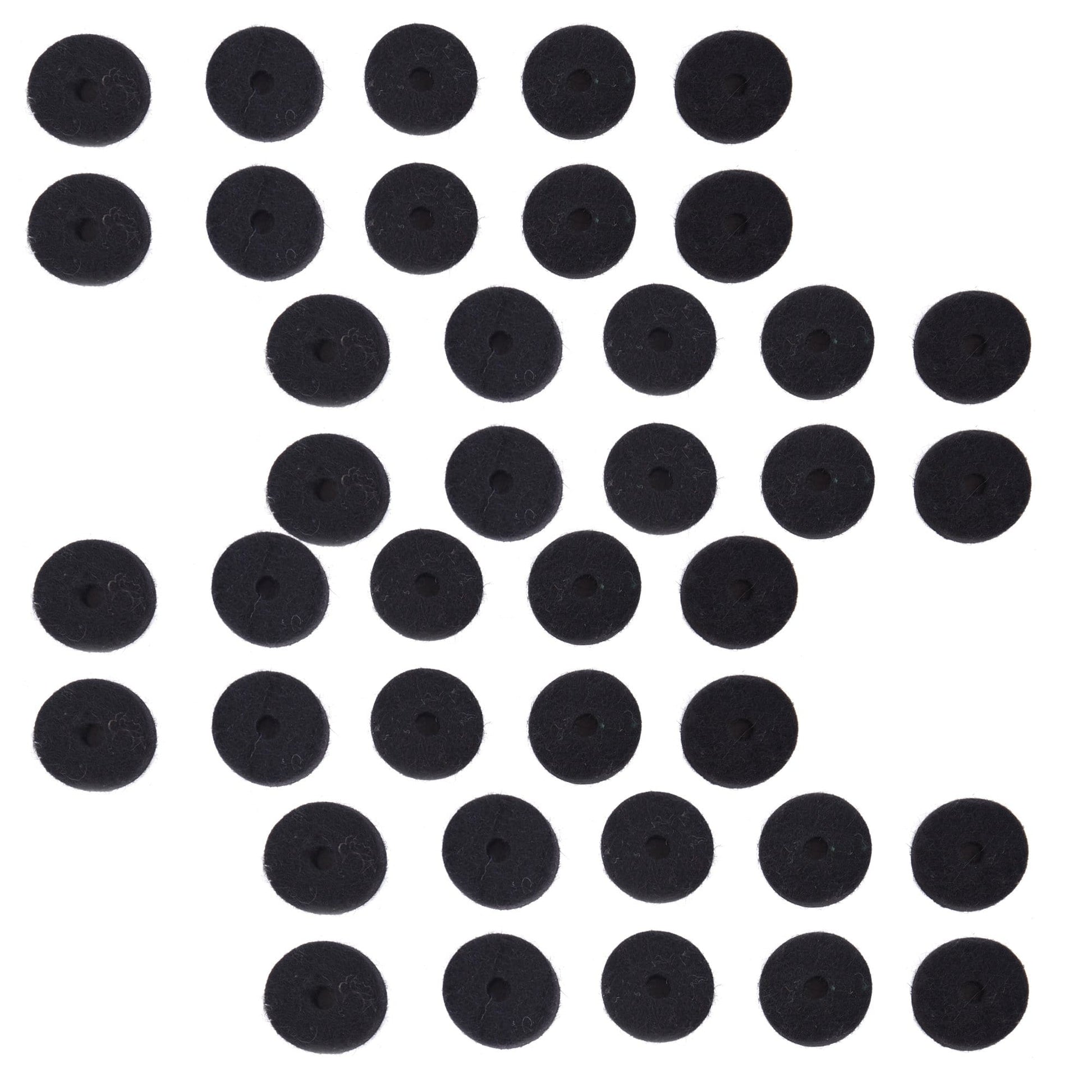 Ahead Wool Cymbal Felts Black (40 Pack Bundle) Drums and Percussion / Parts and Accessories / Drum Parts