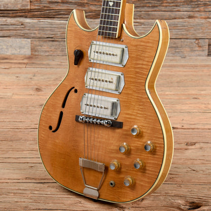 Airline Barney Kessel Swingmaster Natural 1960s Electric Guitars / Hollow Body