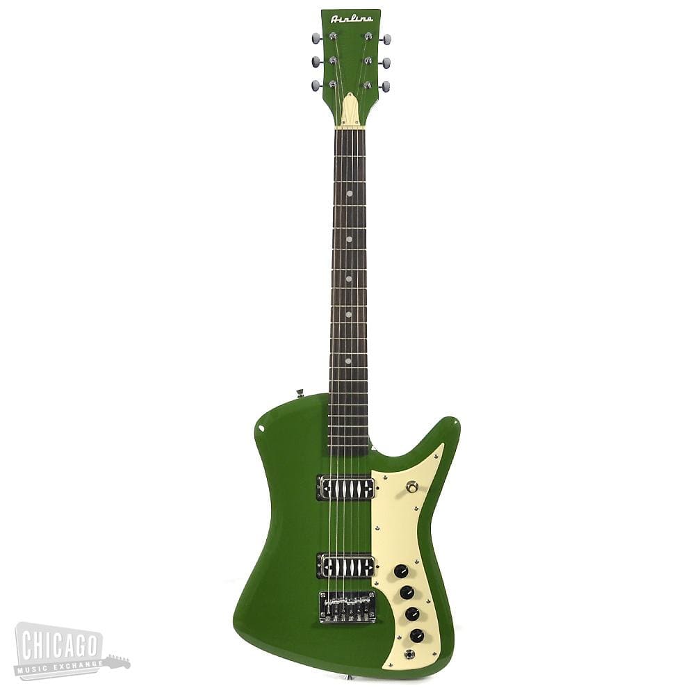 Airline Bighorn Green Electric Guitars / Solid Body