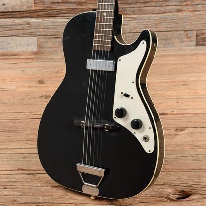 Alden Single Pickup Black 1964 Electric Guitars / Semi-Hollow