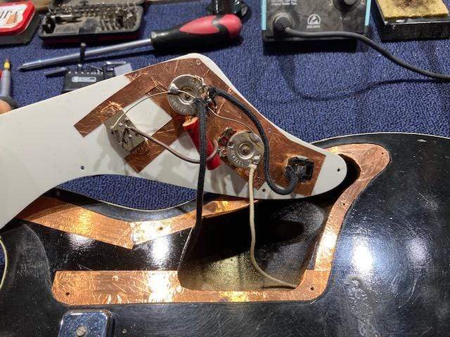 Alden Single Pickup Black 1964 Electric Guitars / Semi-Hollow