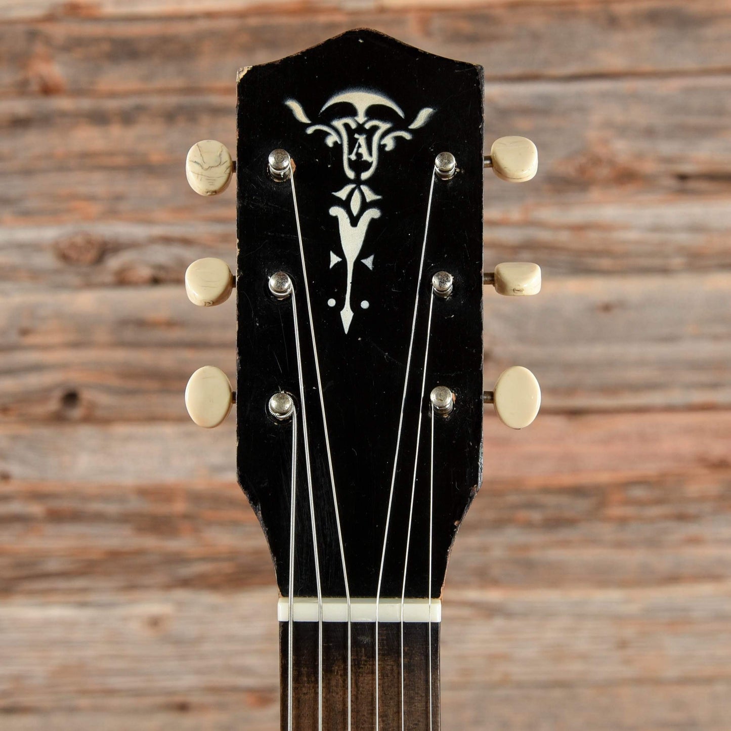 Alden Single Pickup Black 1964 Electric Guitars / Semi-Hollow