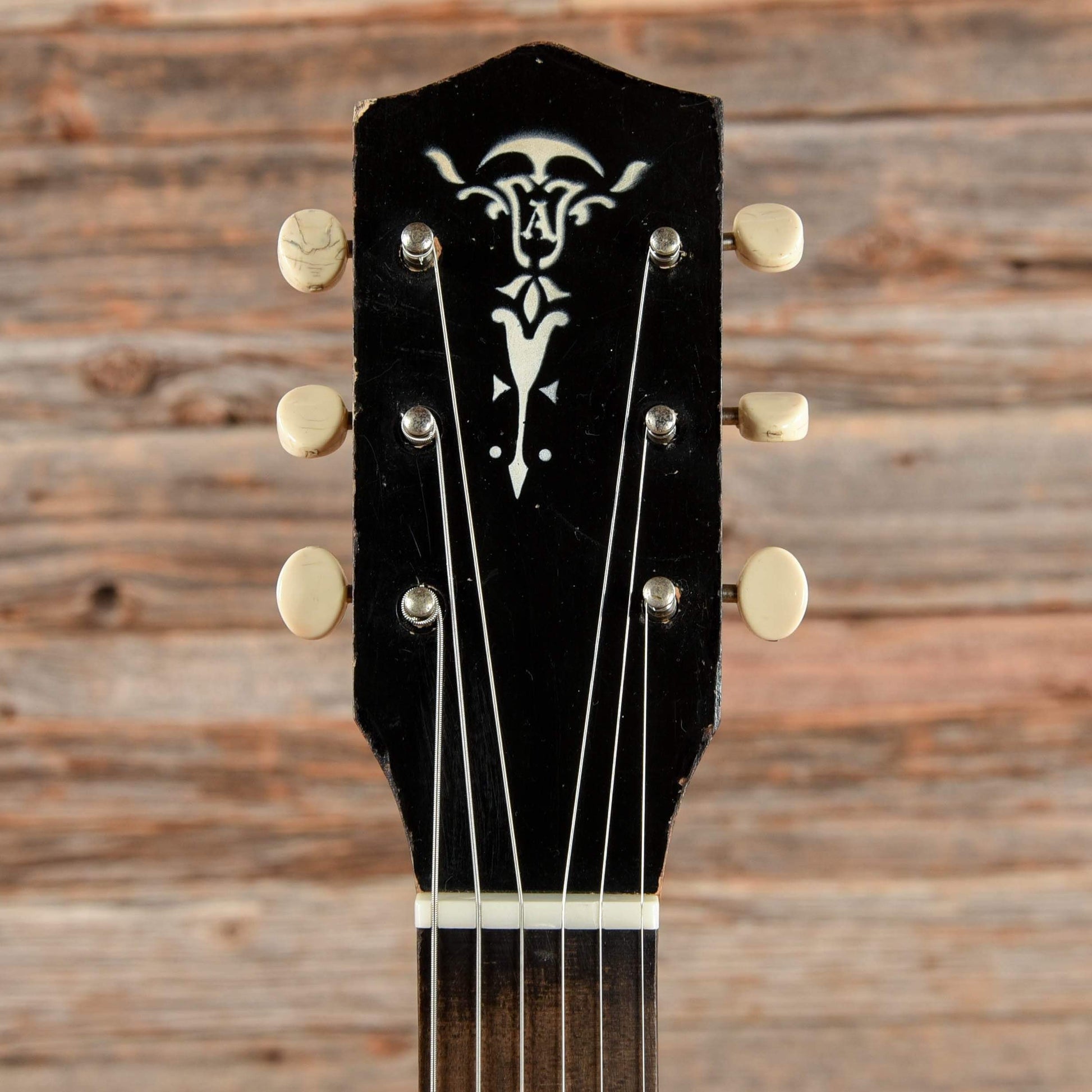 Alden Single Pickup Black 1964 Electric Guitars / Semi-Hollow