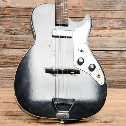 Alden Single Pickup Black 1964 Electric Guitars / Semi-Hollow