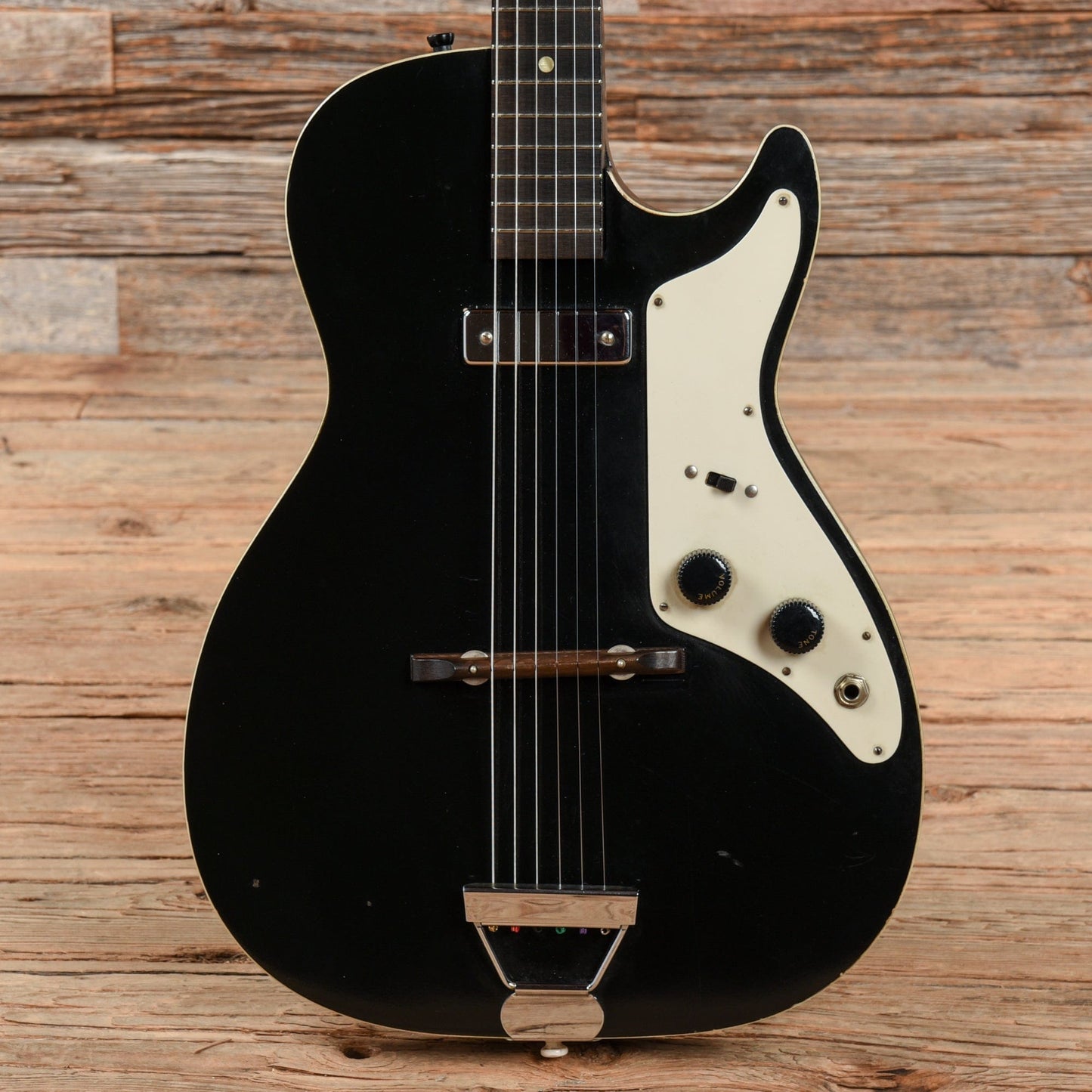 Alden Stratotone H45 Black 1963 Electric Guitars / Solid Body