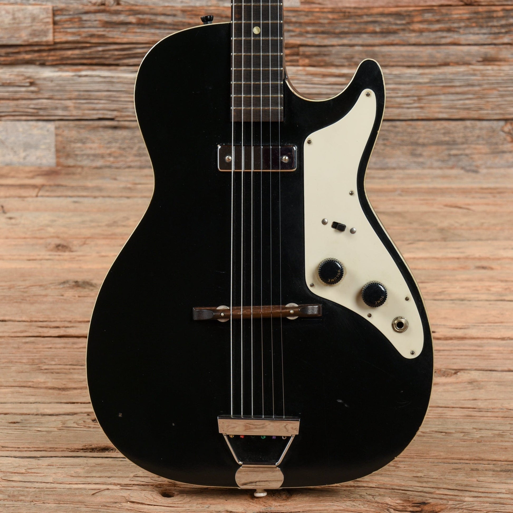 Alden Stratotone H45 Black 1963 Electric Guitars / Solid Body